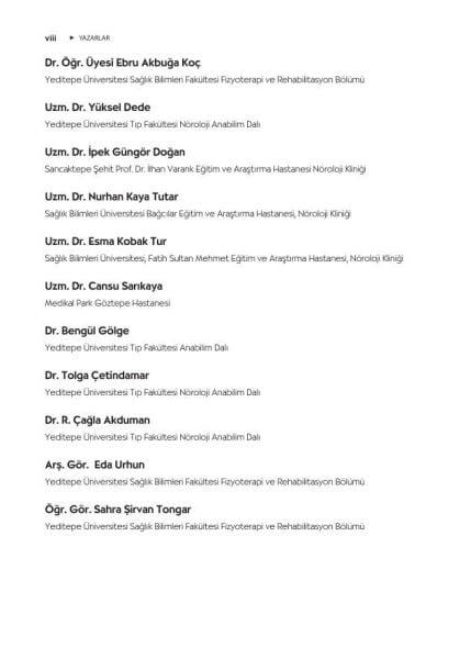 Nöroloji Ders Notları: Dönem-5