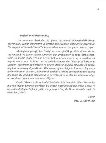 Retrograd İntrarenal Cerrahi