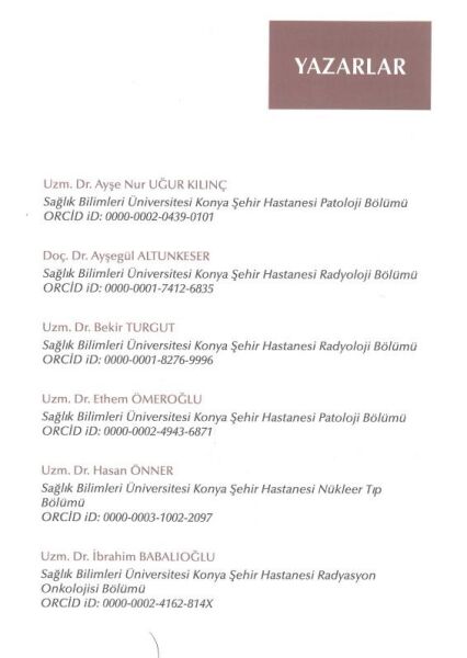 Meme Hastalıklarına Multidisipliner Yaklaşım