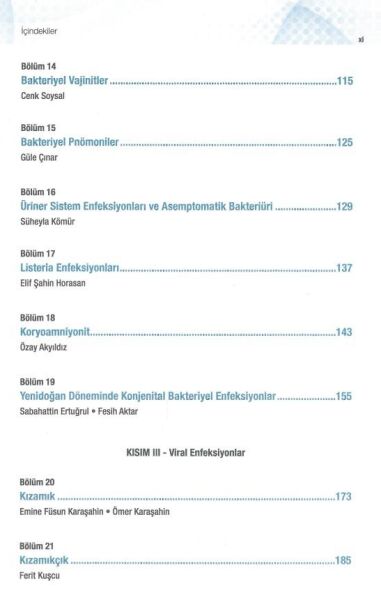 Gebelik ve Enfeksiyon