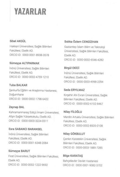 Doğum ve Ebelik Uygulamaları