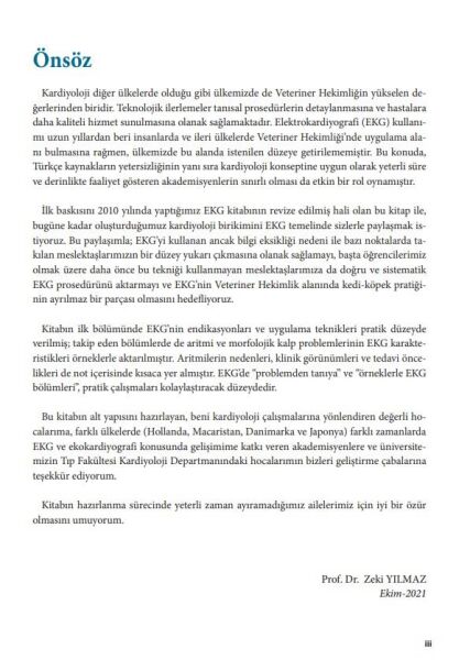 Köpek ve Kedilerde Elektrokardiyografi