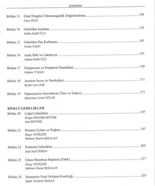 Temel Kadın Hastalıkları ve Doğum Bilgisi