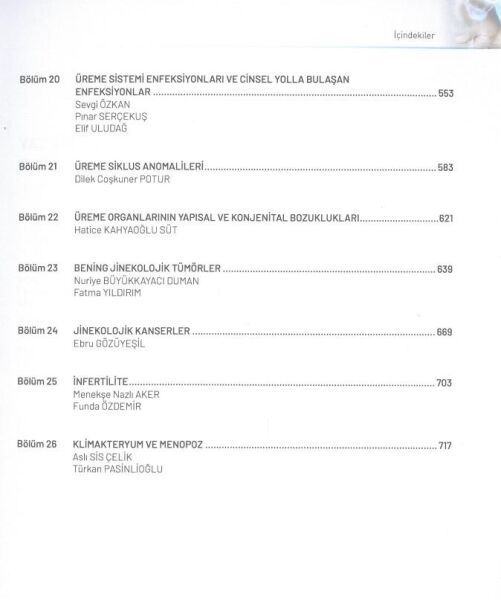 Doğum Kadın Sağlığı ve Hastalıkları Hemşireliği