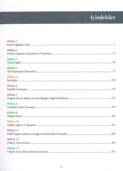 Hemşirelik ve Ebelik İçin Kadın Sağlığı ve Hastalıkları