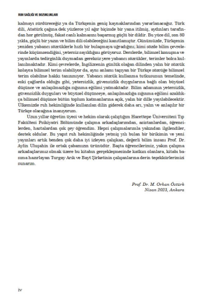 Ruh Sağlığı ve Bozuklukları