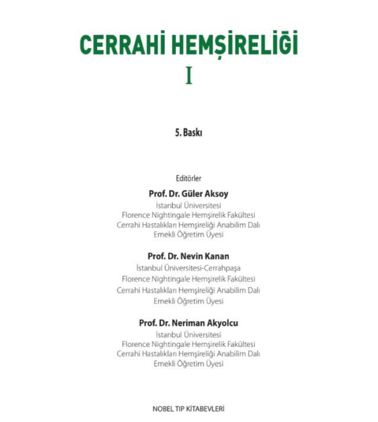 Cerrahi Hemşireliği I ( 5. Baskı )