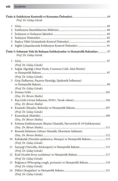 Bulaşıcı Hastalıklar Hemşireliği (Genişletilmiş 3.Baskı)