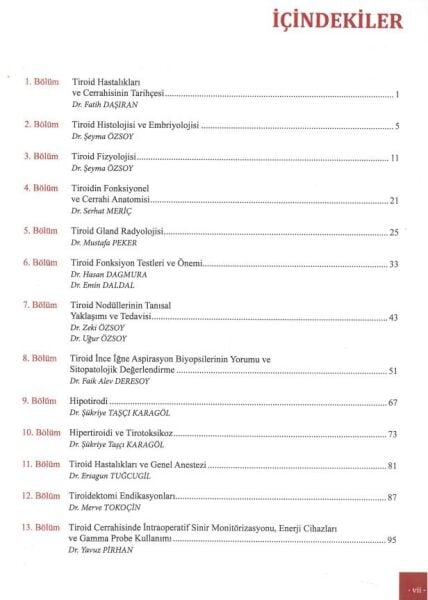 Tiroid Hastalıkları ve Cerrahisi