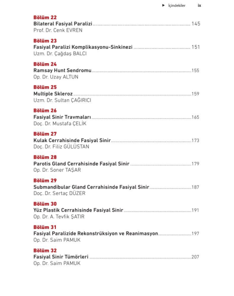 Fasiyal Sinir ve Büyülü Dünyası