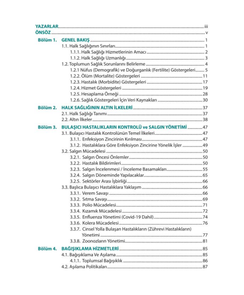 Halk Sağlığı El Kitabı
