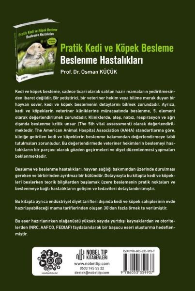 Pratik Kedi ve Köpek Besleme – Beslenme Hastalıkları (Genişletilmiş 3. Baskı)