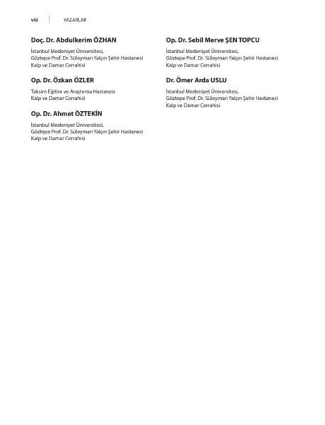 Kalp ve Damar Cerrahisi