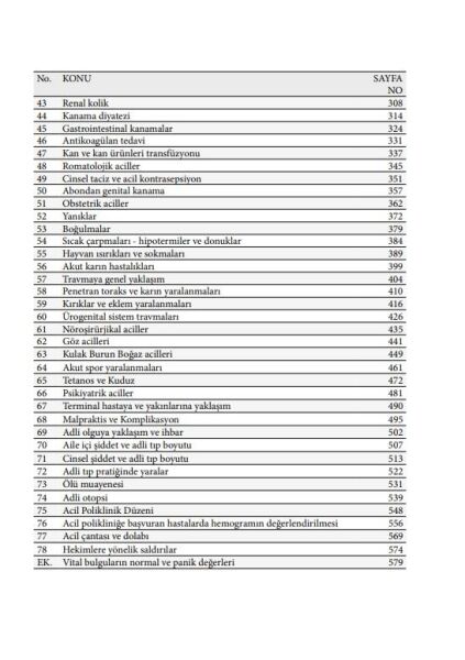 Dahili - Cerrahi - Adli -Aciller El Kitabı 9. Baskı