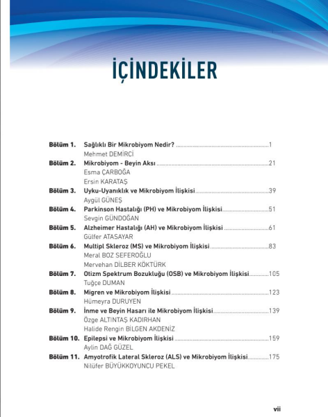 Nörolojik Hastalıklarda Mikrobiyomun Rolü