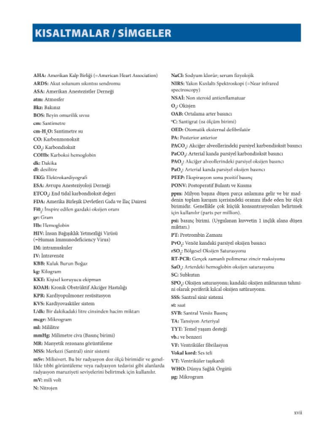 A'dan Z'Ye Anesteziyoloji 4.Baskı