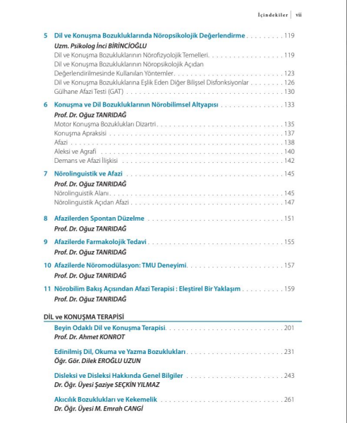 Nörobilim ve Dil-Konuşma Bozuklukları: Ortak Kavramlar ve Uygulamaları