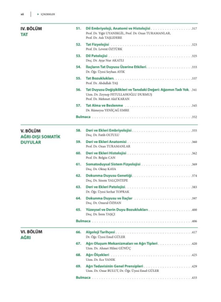 Temelden Kliniğe Duyu Sistemi