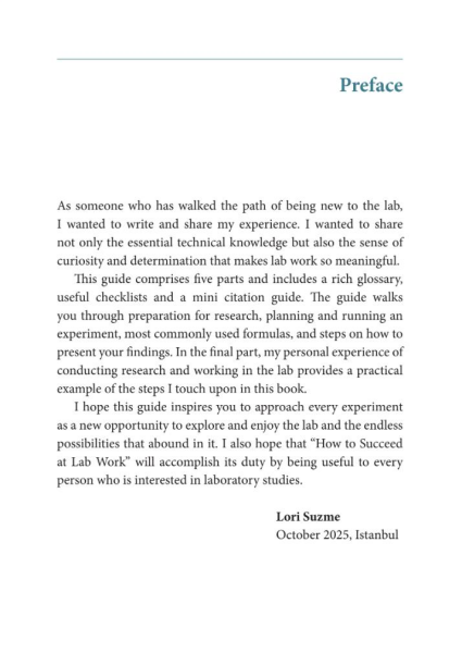 How To Succeed at Lab Work