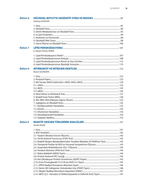Serbest Radikaller ve Antioksidanlar