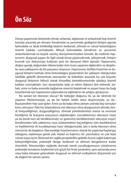 HAPTONOMİ Rahimdeki Bebeğinizle Çok Boyutlu İletişim