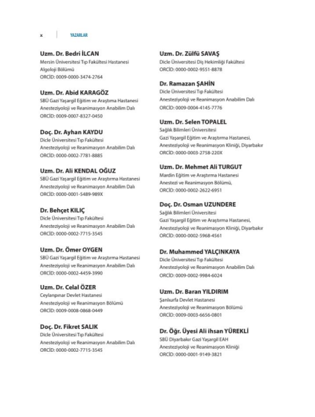 Postoperatif Ağrı Yönetiminde Fasyal Plan Blokları