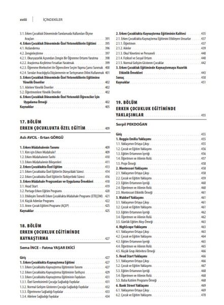 Erken Çocukluk Eğitimi Kuramdan Uygulamaya