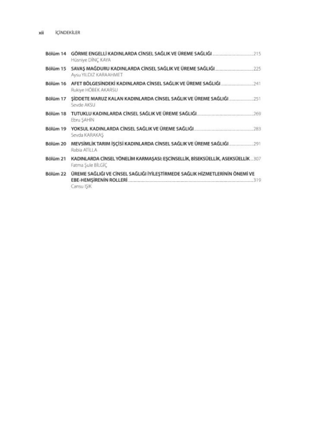 Dezavantajlı Gruplarda Kadın Cinsel Sağlığı