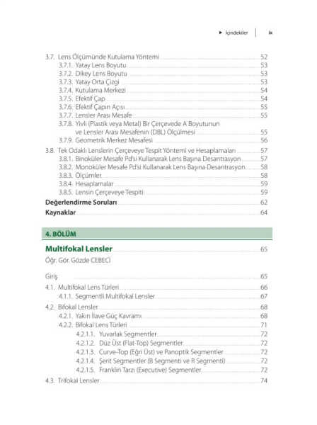 Optisyenlik Prog.için Optik ve Optisyenlik Cilt 2