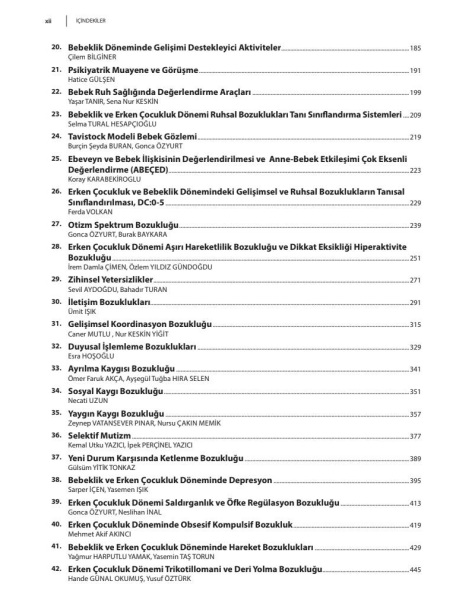 Bebek ve Erken Çocukluk Dönemi Ruh Sağlığı