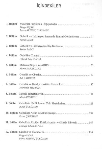 Maternal Hastalıklarda Gebelik Yönetimi