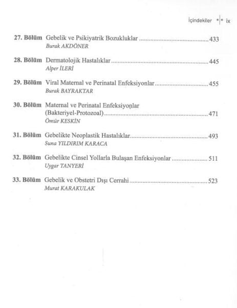Maternal Hastalıklarda Gebelik Yönetimi