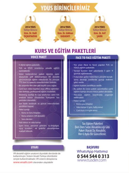 TUSDER Dahiliye Konu Anlatım Serisi: 2