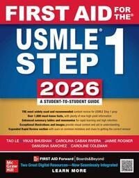 First Aid For The Usmle Step 1 - 2026