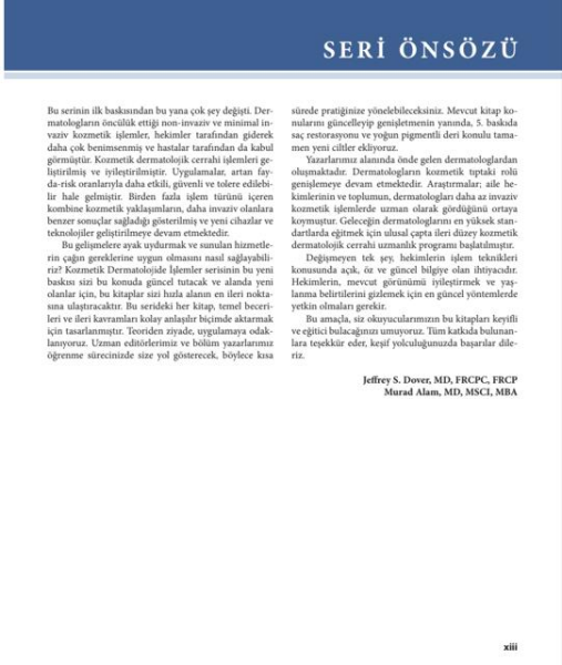 Kozmetik Dermatolojide Uygulamalar: Saç Rehberi