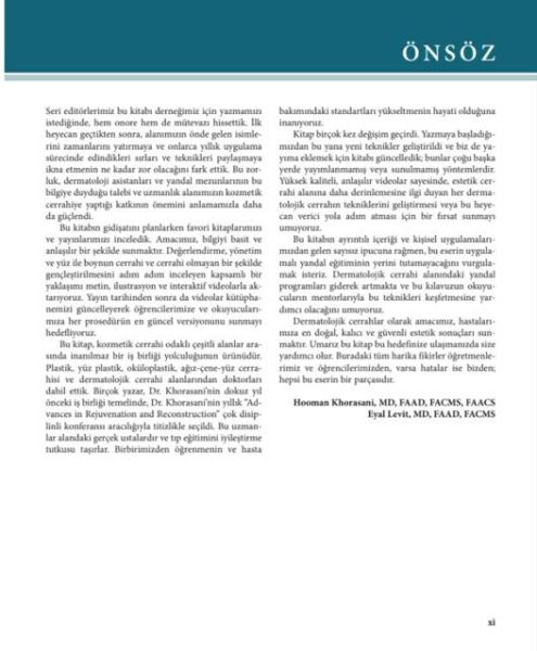 Kozmetik Dermatolojide Uygulamalar:Cerrahi Lifting