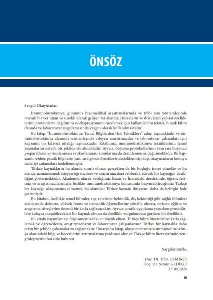 İmmünohistokimya Temel Bilgilerden İleri Tekniklere