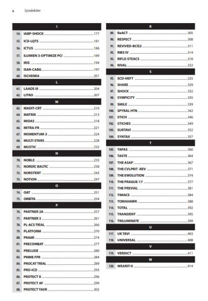 Girişimsel Kardiyolojiye Yön Veren Klinik Araştırmalar