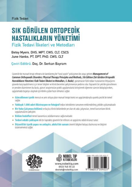 Sık Görülen Ortopedik Hastalıkların Yönetimi Sert Kapak