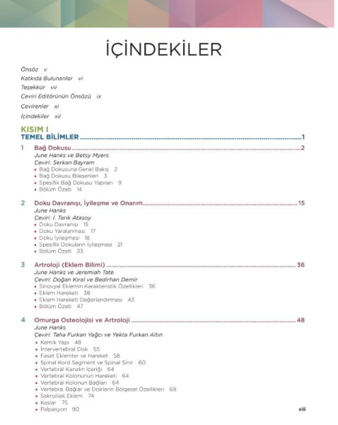 Sık Görülen Ortopedik Hastalıkların Yönetimi Sert Kapak