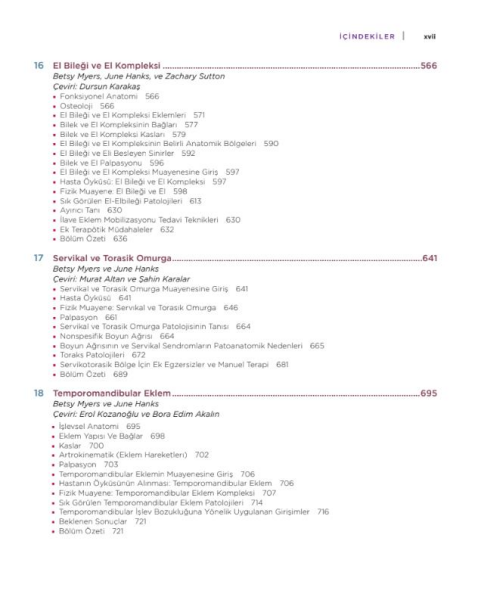 Sık Görülen Ortopedik Hastalıkların Yönetimi Sert Kapak