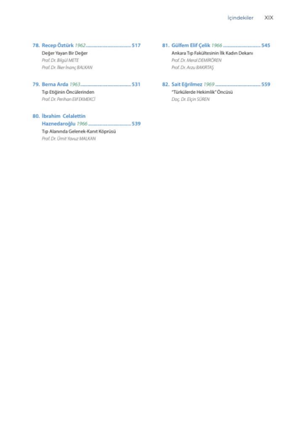 Anılarla Tıpta Öncüler II