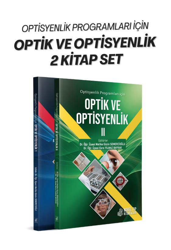 Optisyenlik Programları için Optik ve Optisyenlik 2 Kitap Set