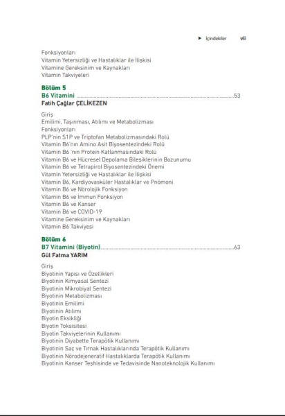 Güncel Gelişmeler Işığında Vitaminler