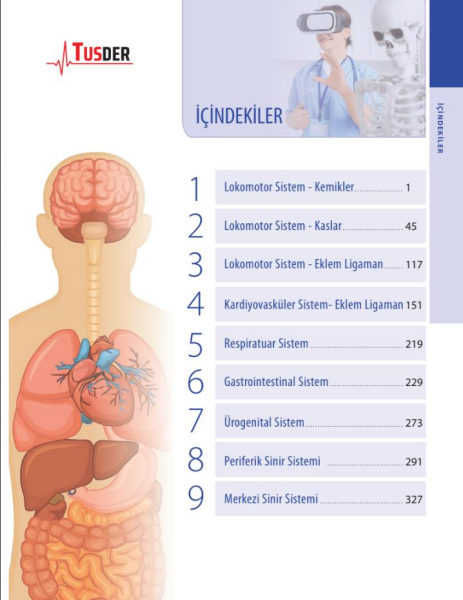TUSDER Anatomi Açıklamalı Soru Serisi 1