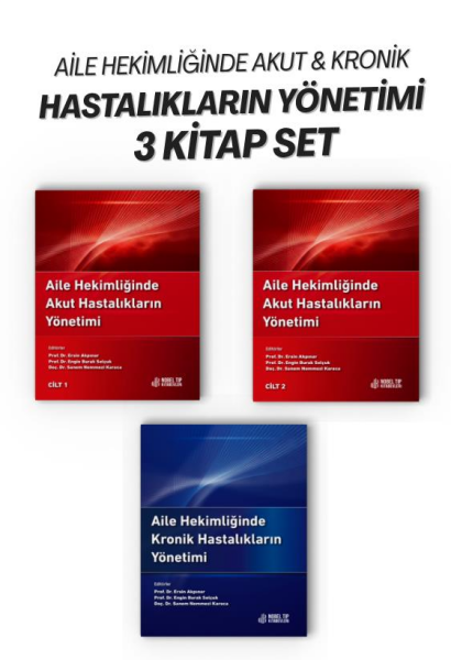 Aile Hekimliğinde Akut & Kronik Hastalıkların Yönetimi 3 Kitap Set