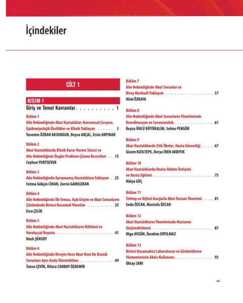 Aile Hekimliğinde Akut & Kronik Hastalıkların Yönetimi 3 Kitap Set