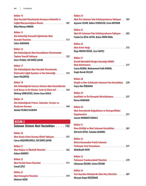 Aile Hekimliğinde Akut & Kronik Hastalıkların Yönetimi 3 Kitap Set