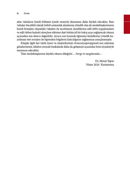 Tüm Hekimler ve Tıp Fakültesi Öğrencileri için Uygulamalı Adli Tıp