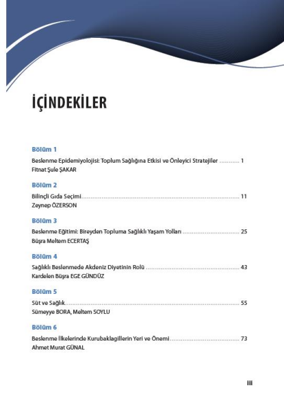 Beslenme ve Diyetetikte Temel Kavramlar